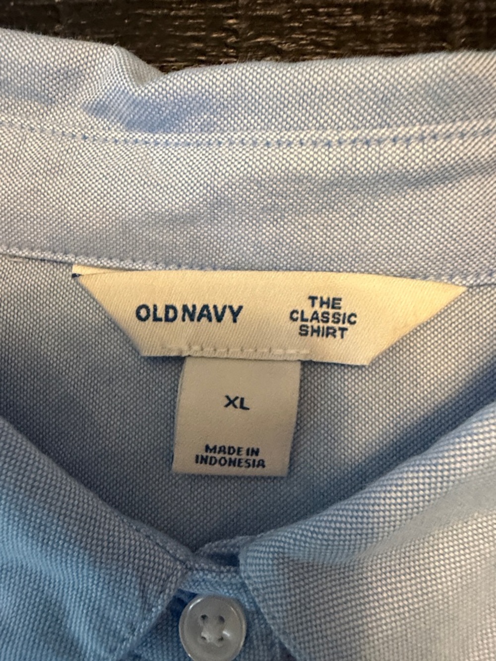Old Navy Light Blue Classic Button-Down Shirt